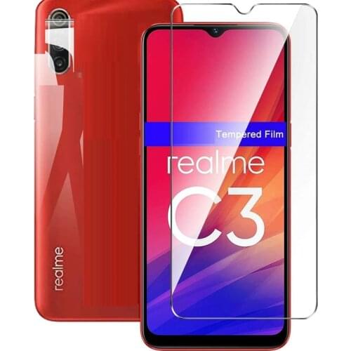 FOR OPPO Realme 3 C3i C3 Tempered Glass Protective on OPPO Realme3 RMX1825, RMX1821, 1821 6.2" Screen Protector Glass Film Cover