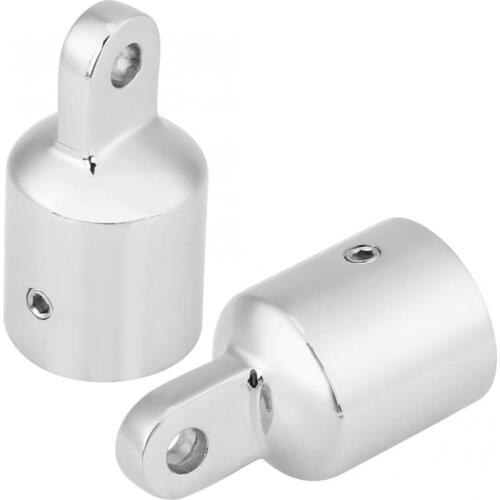 2Pcs 25mm 316 Stainless Steel Marine Boat Eye End Bimini Top Cap Hardware Fitting Boat Eye End Cap