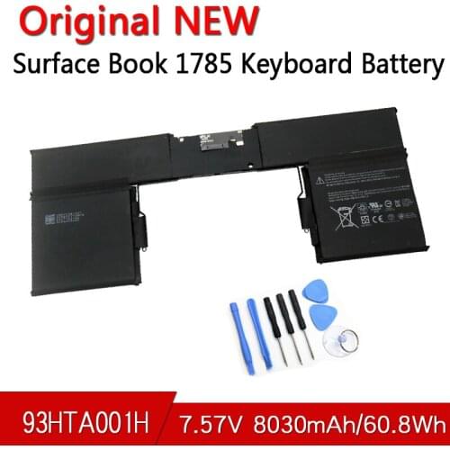 93HTA001H New Original Tablet keyboard battery For Microsoft Surface Book 1785 Enhanced version 7.57V 60.8WH 8030MAH