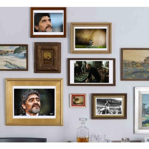 Argentina Football Star Diego Armando Maradona Poster In Memory of Maradona Wall Art Canvas Painting Decorations for Home