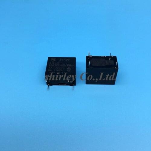 Free Shipping 10pcs 100% new Original JT32F-012-HS JT32F 012-HS 12VDC DC12V 12V DIP4 Relay