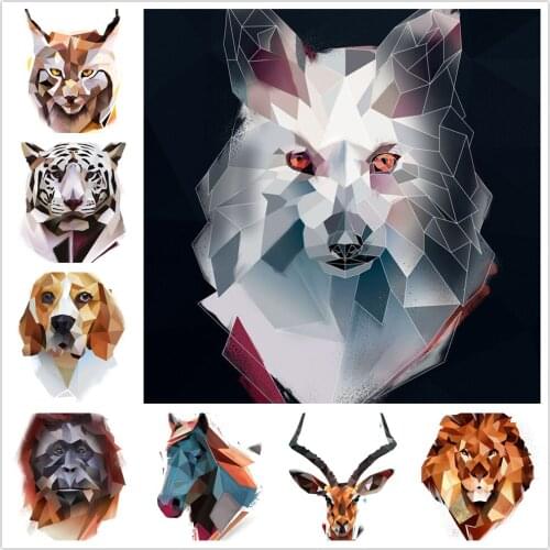 Home Decor Painting Modern Animals Pixel painting wall art print on canvas modern painting living room decor pictur