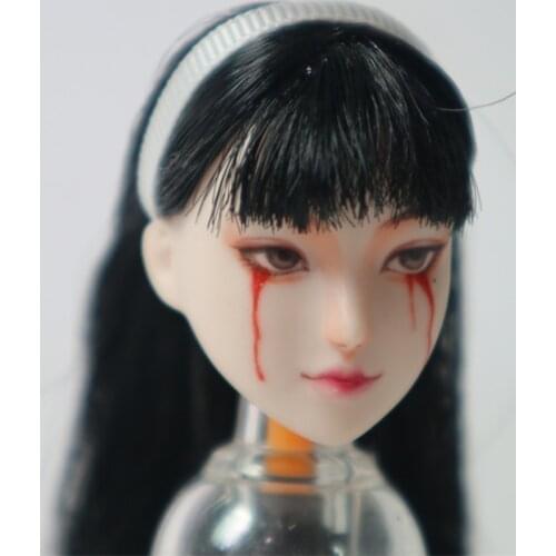 Estartek N019 Customized 1/6 FUJIANG Obitsu Head Sculpt for Phicen Tbleague OB27 Action Figure DIY