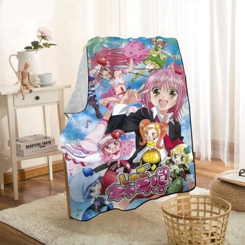 HEARMNY Shugo Chara! Anime Girl Blanket Super Soft Warm Microfiber Fabric Blanket For Couch Throw Travel Adult Blanket 0629