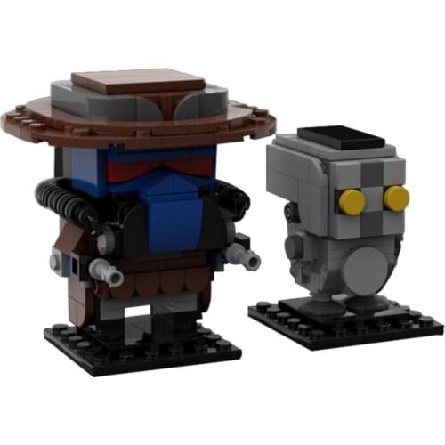 MOC-50465 Space War Robot Building Block Toy Roman legionary Assembling Particles DIY M-O Washer Robot Childrens toy Bricks