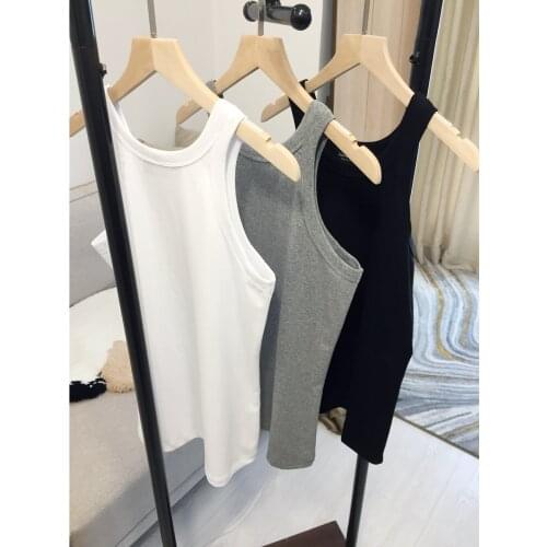 O-Neck Women Sleeveless Tank Top Slim Lady Fashion Camis Female Fashion Bottoming Vest Top