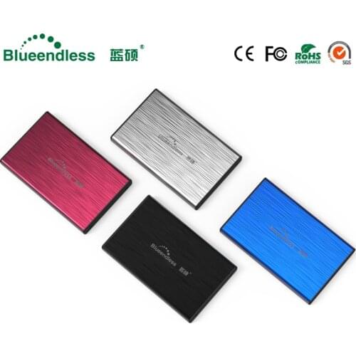 10PCS BLueendless Sata USB 3.0 HDD Case SSD 2.5 HDD Enclosure stat to usb metal hdd caddy for Notebook Desktop PC Hard Disk Box