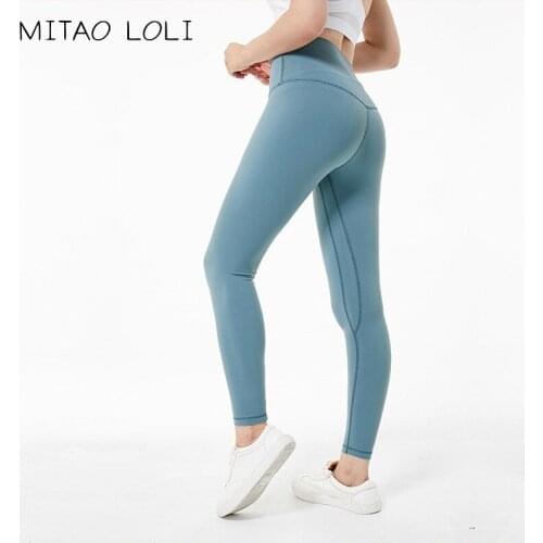 MITAO LOLI Classical Soft Hip Up Yoga Fitness Pants Women 4-Way Stretch Sport Tights Anti-sweat High Waist Gym Athletic Leggings
