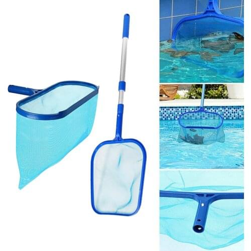 Swimming Pool Cleaning Maintenance Kit Above Ground Leaf Skimmer Net Thermometer & Pole Pool Cleaning Tools