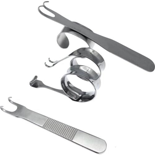 Plastic ring pull hook eyelid pull hook eye bag pull hook ring rake double claw pull hook