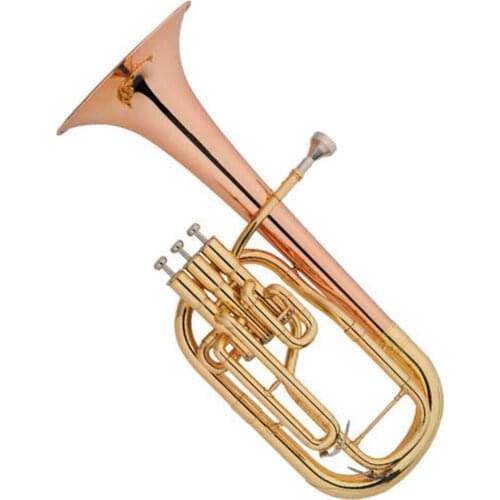 Popular grade gold lacquer phosphor copper bell Tone Eb Alto Horn