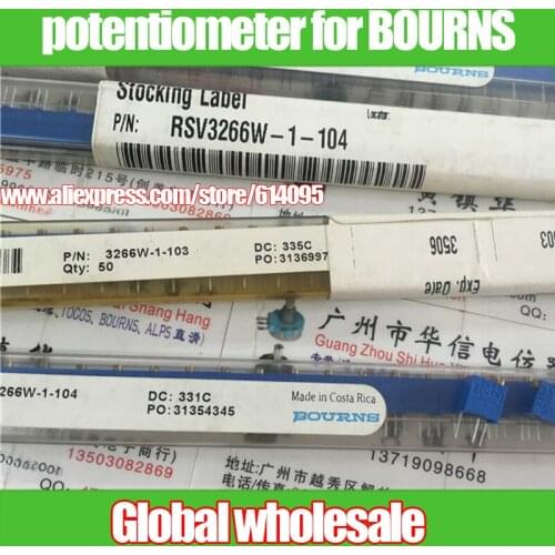 20pcs 3266W-1-104 10K 100K adjustable potentiometer for BOURNS
