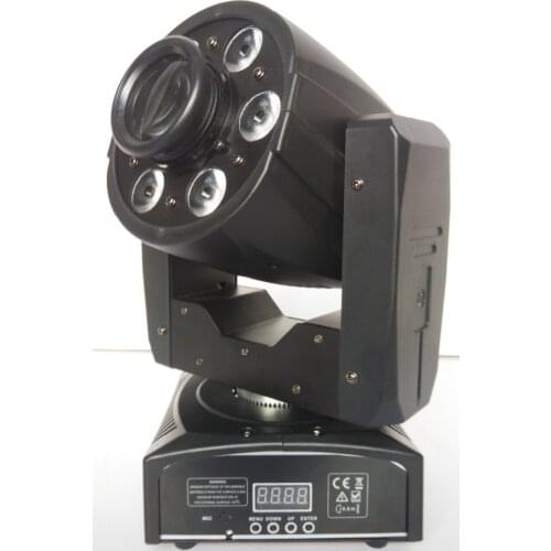 Led light source 1x30W white color 6pcsx8W rgbw led mini moving head wash spot stage lighting effect with dmx512 control for bar