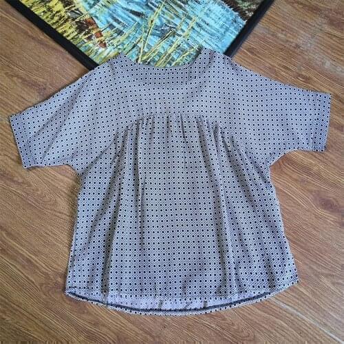 VERDEJULIAY Designer High Quality Women T-Shirt Casual Loose Style Ladies Summer Tees Dots Print Plus Size XXXL t-shirts