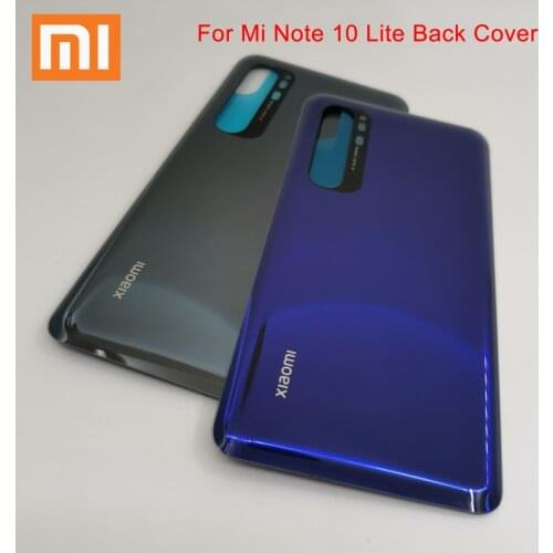 Xiaomi Mi Note 10 Lite Back Battery Cover Glass Door Rear Housing Cover Replacement for Xiaomi mi Note10 note 10 lite phone Case