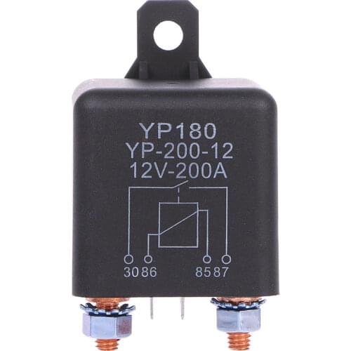 12V/24V DC 200A High Power Car Relay Truck Motor Continuous Type Automotive Switch