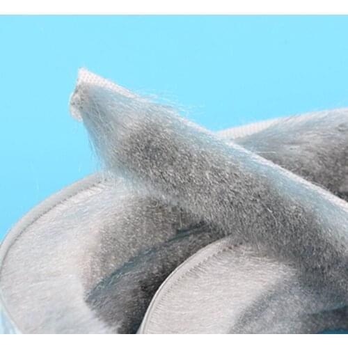 5meter 9x23mm Brush Door Window Draught Excluder Weather Strip Seal Tape Sealing Strip Window Pile Seal Film Weather Strip