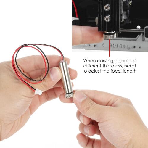 500mW 405nm Blue-violet Light Laser Head for DIY Carving Engraving Machine Engraver Accessory