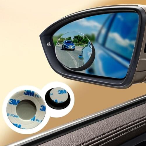 Car 360-degree wide-angle round convex mirror rearview mirror small round mirror for Chevrolet Cruze TRAX Aveo Lova Sail EPICA C