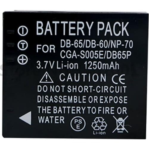 CGA-S005E Battery for Panasonic Lumix DMC-FX180 DMC-LX1 DMCLX2 LX3 FS1 FS2 FX01 FX0