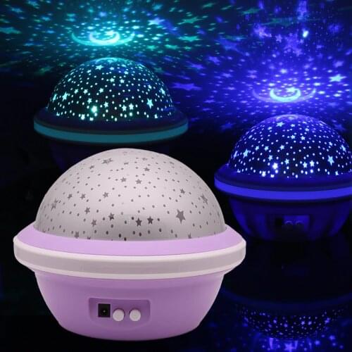 Childrens Night Light Projector Romantic Starry Sky LED Lamp Bedroom Colorful Glowing Novelty Luminous Toys Kids Baby Gifts