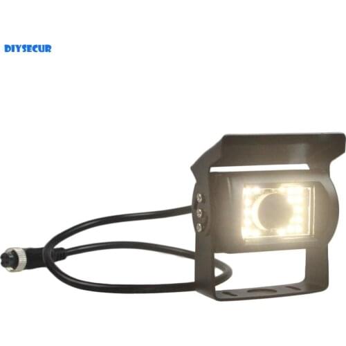 DIYSECUR Waterproof 4PIN 12V-24V HD Van Bus Lorry Rear View Reversing Parking Camera Car Camera LED Color Night Vision