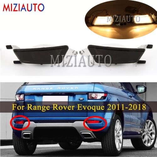 Rear Bumper Reflector Light For Land Range Rover Evoque 2012 2013 2014 2015 2016 2017 2018 Tail Stop Signal Lights Rear Fog Lamp