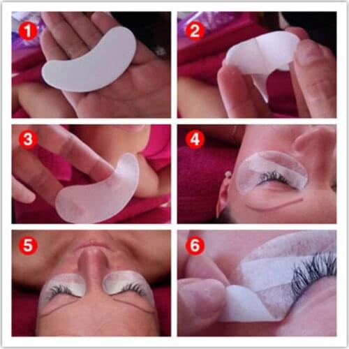 1 Pair Under Eye Curve Eyelash Pad Gel Patch Lash Extension Beauty Tools 50JF