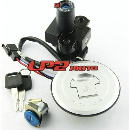 Ignition Switch Fuel Gas Cap Seat Lock Key Set for Honda Hornet 250 CB250F 3 wires CB600F 599 98-02 CB600F22 Hornet S PC36 00-02