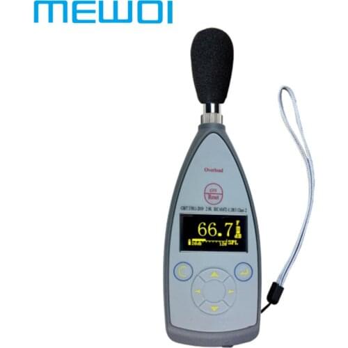 MEWOI-6636-3 Type 2 GB/T3785 IEC61672 Class 2 industrial grade Sound Level Tester,Sonometro Digital Autorango,Decibelimetro
