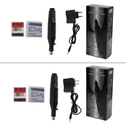 Multi-Purpose Electric Nail Polisher Resin Jewelry Drill Resin Art Rotary Tool Portable Pen Type Grinding Machine Kit