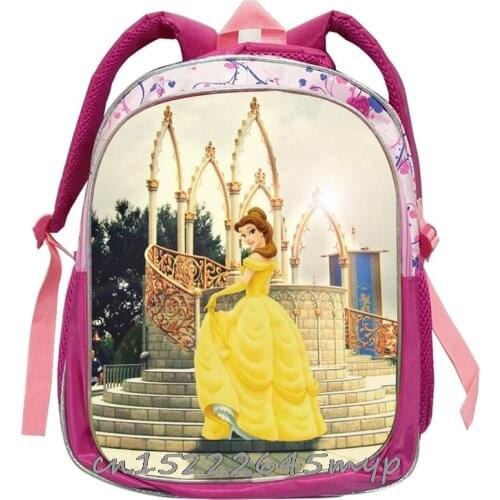 Disney Fashion School Backpack For Teenage Princess Girl Mochila Feminina Women Backpacks Nylon Casual Laptop Bagpack Female