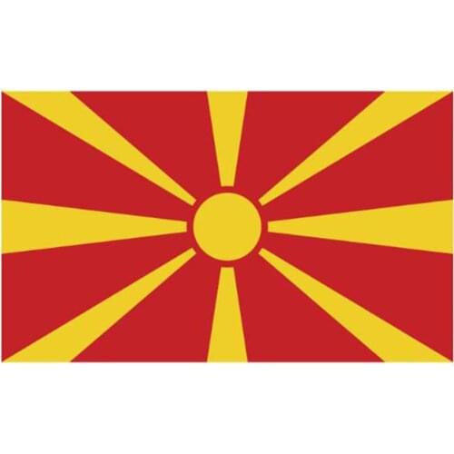 Jisper Store 60*90cm 90*150cm 120*180cm MKD The Republic of Macedonia National Flag