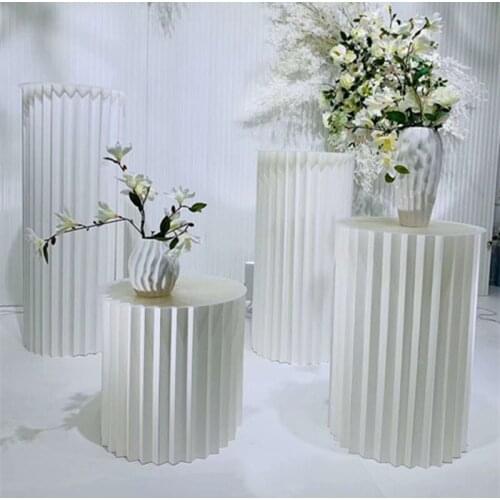 Wedding Props Organ Origami Dessert Table Balloon Party Honeycomb Folding Display Cabinet Clothing Model Shelf Folding Column