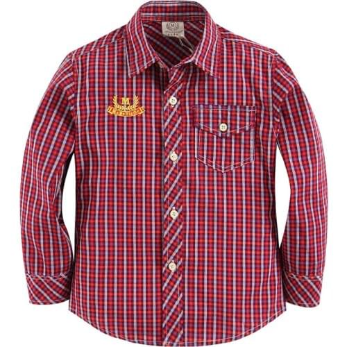 Toddler boy shirt long sleeve washed cotton 100% 151101