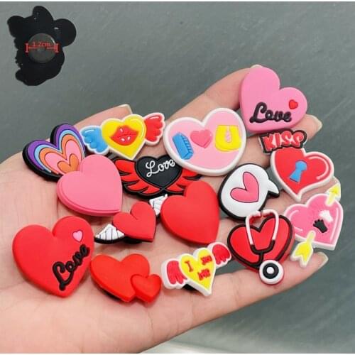 1PCS PVC Cute Fridge Magnets Kawaii Red Wing Heart Love Kiss Refrigerator Magnetic Sticker Boys Girls Gifts Stationery Toys