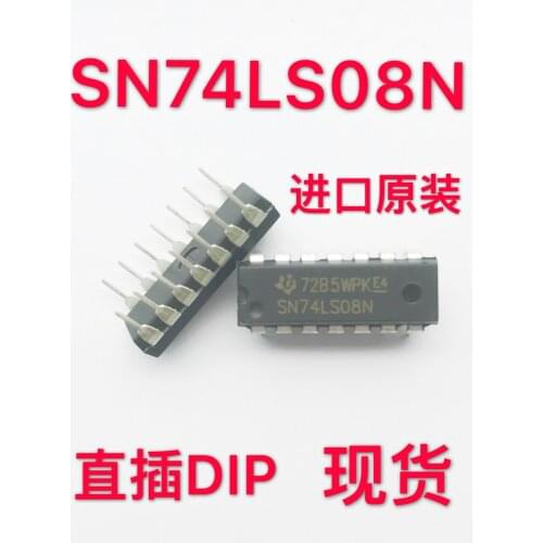 100% New Original 5pcs/lot High Quality SN74LS08N DIP-14