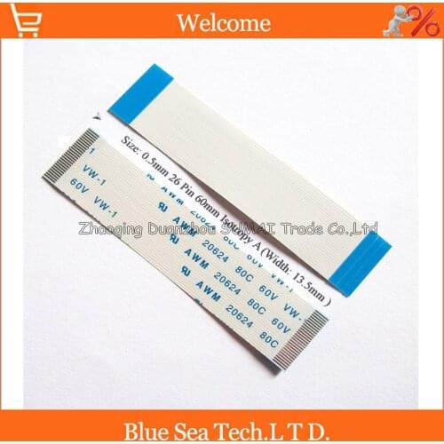 100 pcs/lot FFC/FPC Flexible Flat Cable 0.5mm pitch 26 pin 60mm Isotropy or Anisotropy cable,AWM 20624.80C 60V VW-1