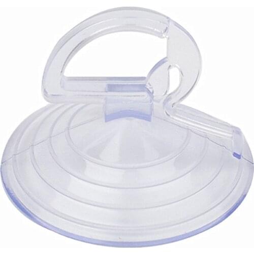 5PCS Car sunshade 3.5cm Plastic Rubber Suction Cup Wedding Car Balloon Decoration Transparent Glass Plastic Sucker Hooks