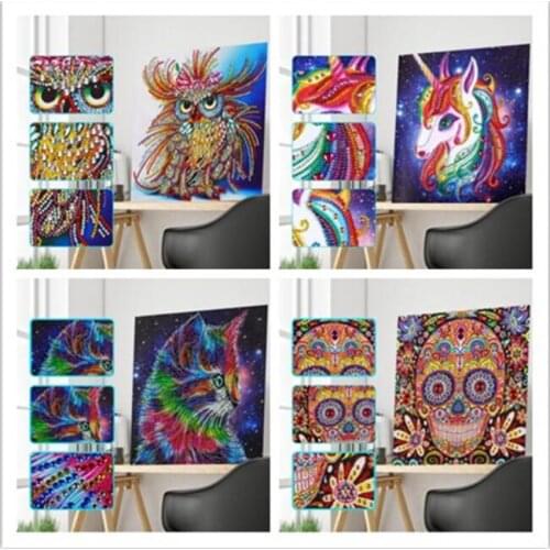 TOUOILP Special Shaped,diamond Embroidery,Animal owl,Full,Rhinestone,5D,DIY Diamond Painting,Cross Stitch,Diamond Mosaic,Decor