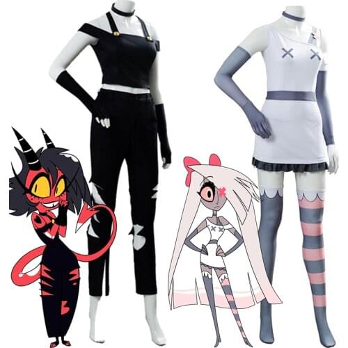 Reneecho Millie Helluva Boss Hazbin Hotel Outfit Cosplay Costume VAGGIE Suit Cosplay Costume