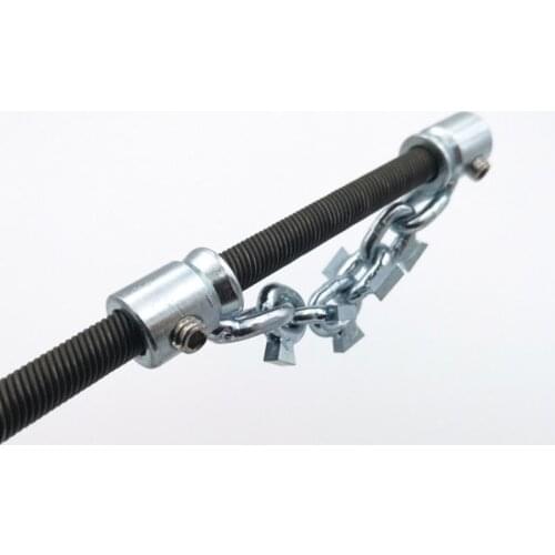 LEADFEN with carbide-tip drain cleaning cutter DN32-40mm pipe unblock cleaning 6mm flexible shaft cable sink tub hair cleaner