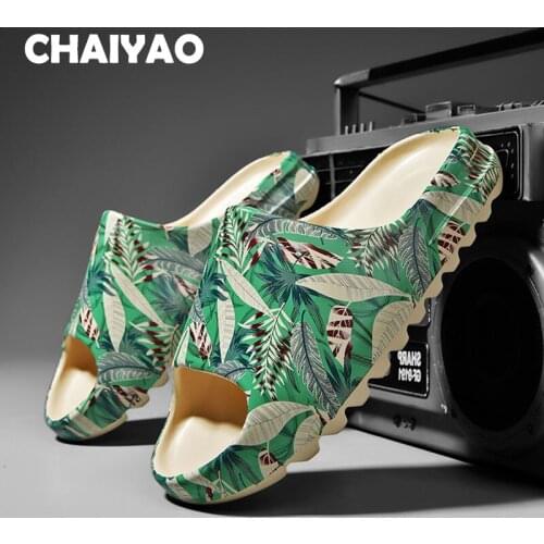 Summer Slippers Men Women Indoor Eva Cool Soft Bottom Sandals Trend Unisex Slides Light Weight Beach Shoes Slippers Home