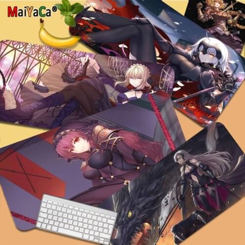 MaiYaCa FATE GRAND ORDER TAROT FGO Large sizes Mouse pad mat Size for Desk Mat for CSGO Game Player Desktop PC Computer Laptop