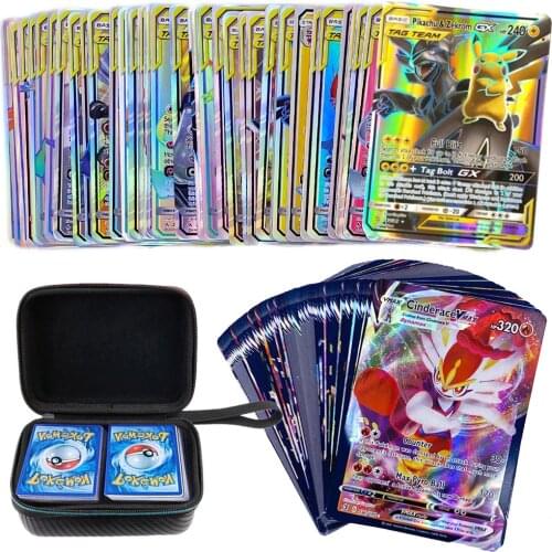 2021 NEW Pokemon 200 V Max 300 Gx Best Selling Kinderen Battle Engels Versie Game Tag Team Shining Vmax Tomy Pokemon Kaarten