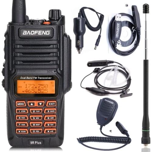 2020 NEW High Power Upgrade Baofeng UV-9R plus Waterproof walkie talkie 10w for two way radio long range 10km 2800mah uv 9r plus