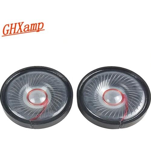GHXAMP 50mm Headphone Speaker Headset Driver 32Ohm 112db Repair Parts 2pcs