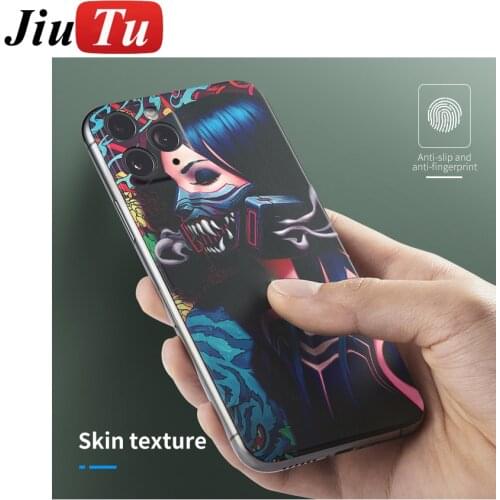 Original Screen Design Full Perspective Not White Edge Filler Front Glass Back Cover Protective Film For iPhone 8P X XS 11 12Pro