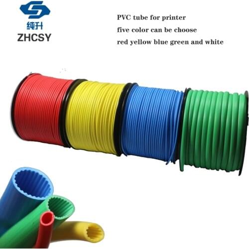 10M/lot colorful PVC tube PVC sleeve for tube printer, wire marking machine ,cable ID printer, electronic lettering