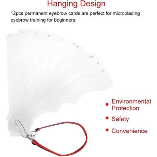 12 PCS Fashion Eyebrow Grooming Shaping Stencil Beauty Makeup Tools Kit DIY Eyebrow Shaper Makeup Eyebrow Template